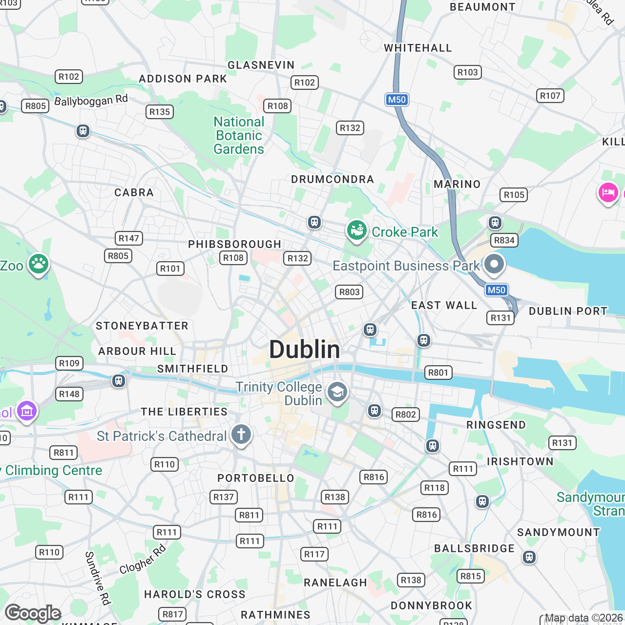Map: 102 Parnell St, Dublin 1, D01 V0F1, IE