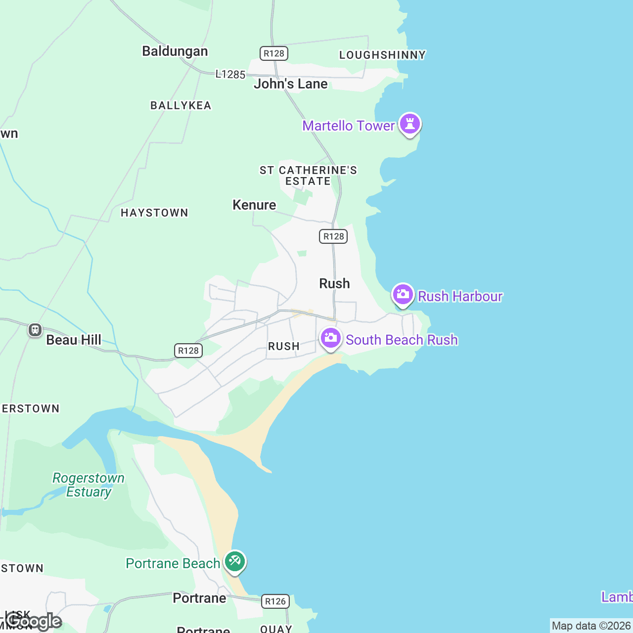 Map: Unit 3 Upper Main St, Rush, Co. Dublin, K56 KC81, IE