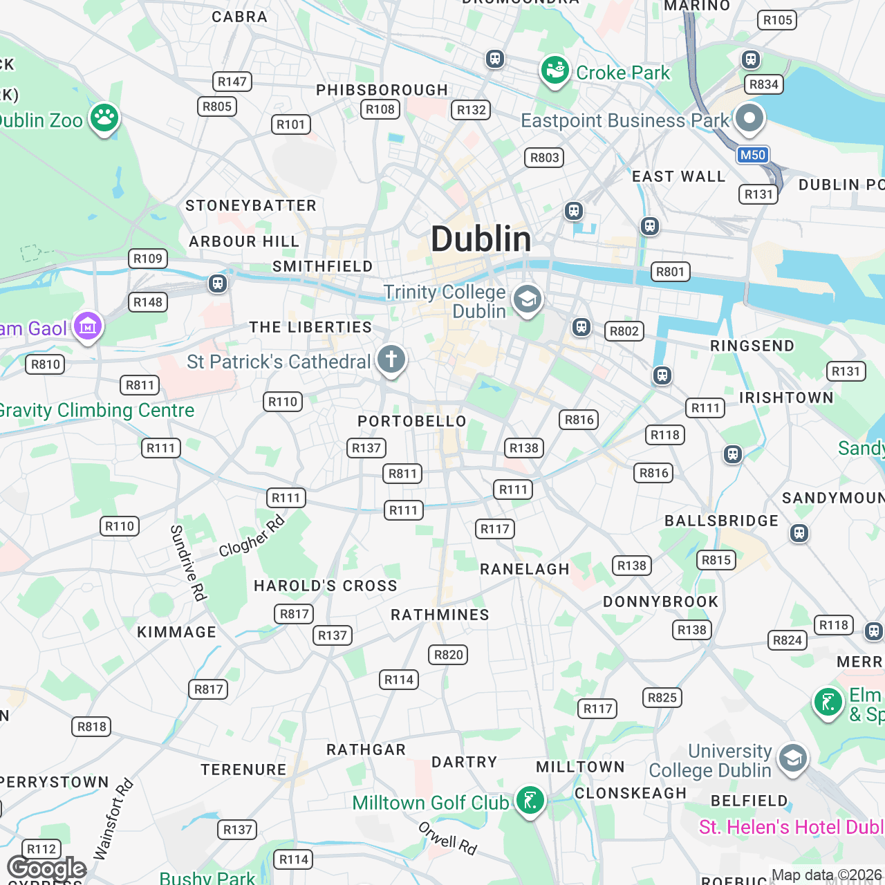 Map: 32 Camden Street Lower, Dublin 2, D02 P029, IE