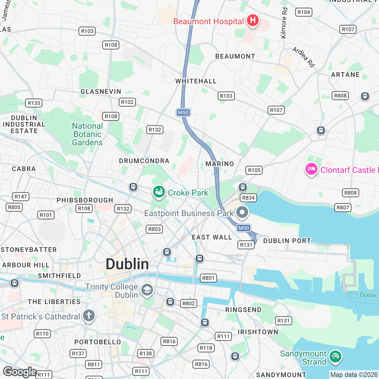 Map: 283, 285 Richmond Rd, Dublin 3, D03 DK26, IE
