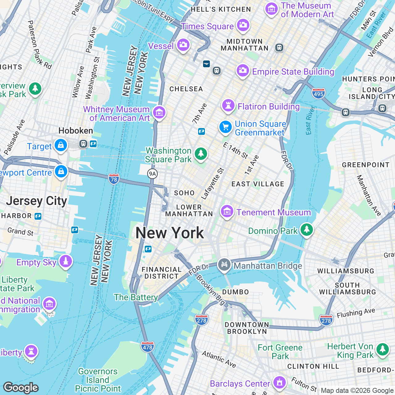 Map: 546 Broadway, New York, New York, 10012, US