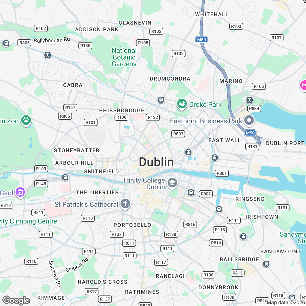 Map: 45 O'Connell Street Upper, Dublin, D01 NR70, IE