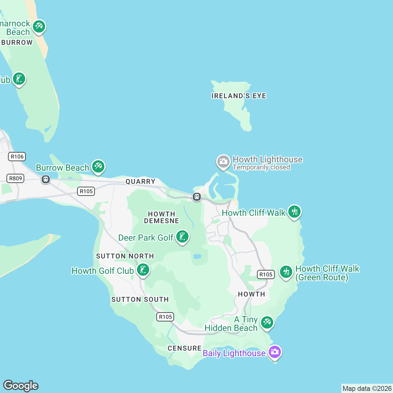 Map: Howth Railway Station, Dublin, IE