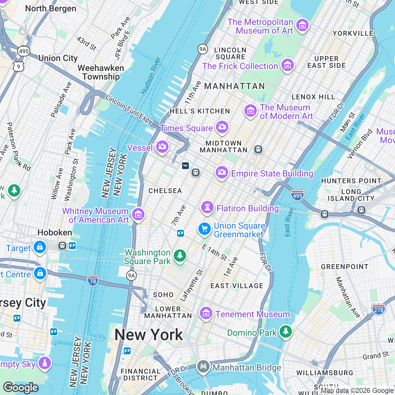 Map: 114 W 26th St, New York, New York, 10001, US