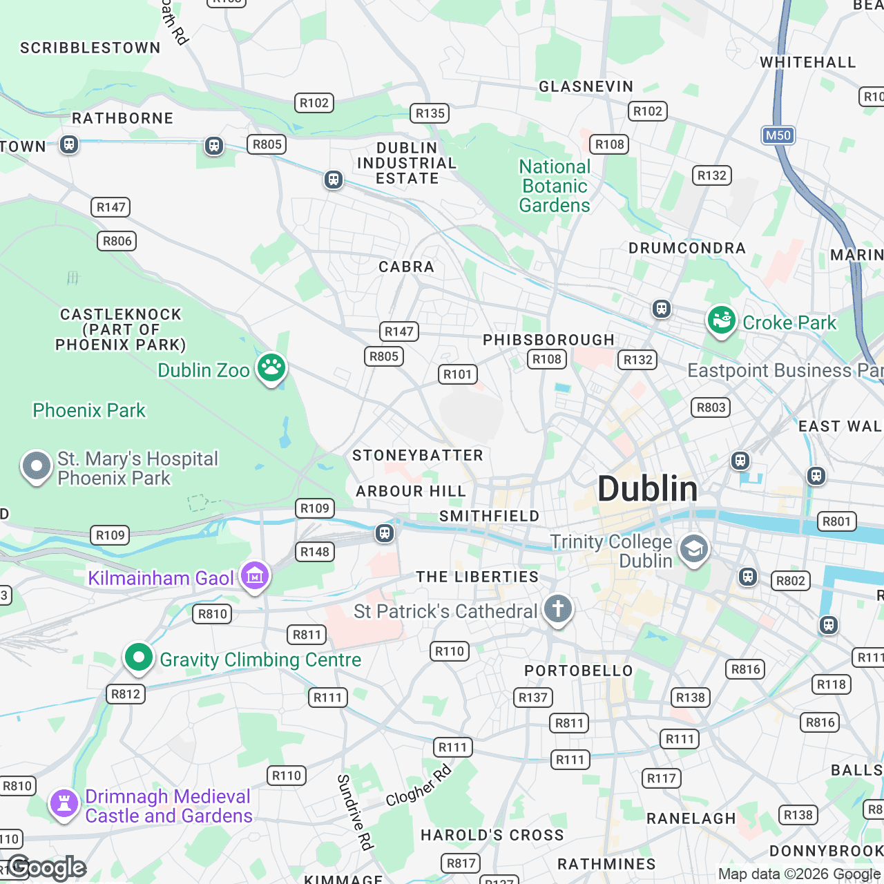 Map: 50a Manor St, Dublin 7, D07 FV09, IE