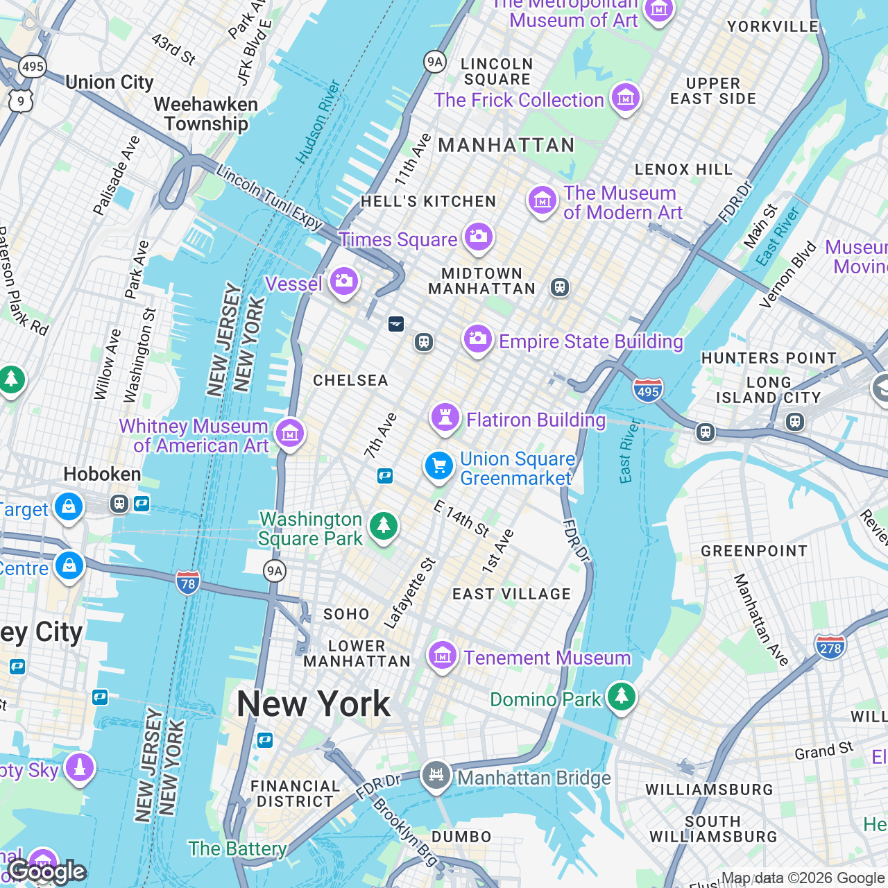 Map: 933 Broadway, New York, New York, 10010, US