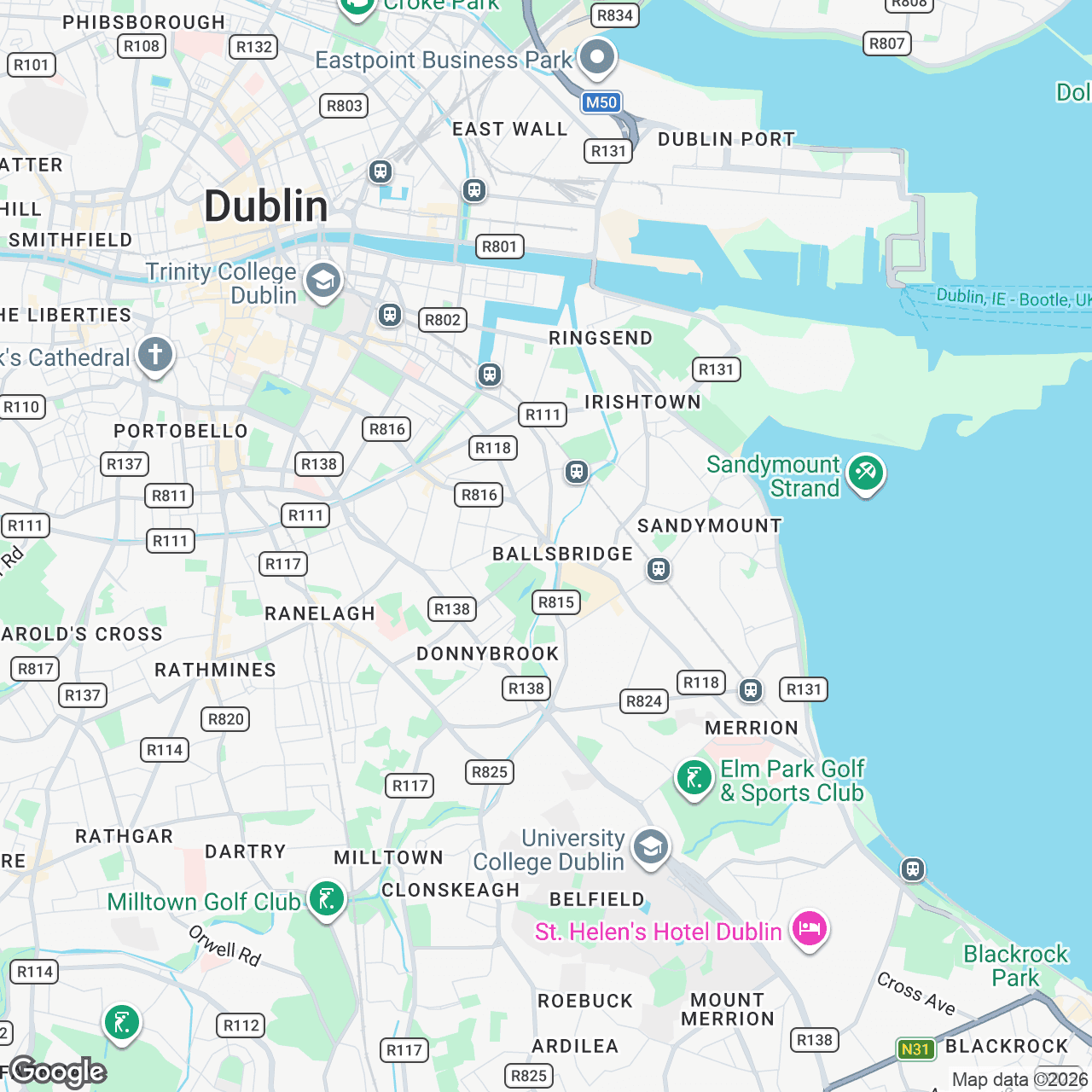 Map: D04 WV63, 9 Ballsbridge Terrace, Dublin 4, D04 A2P6, IE