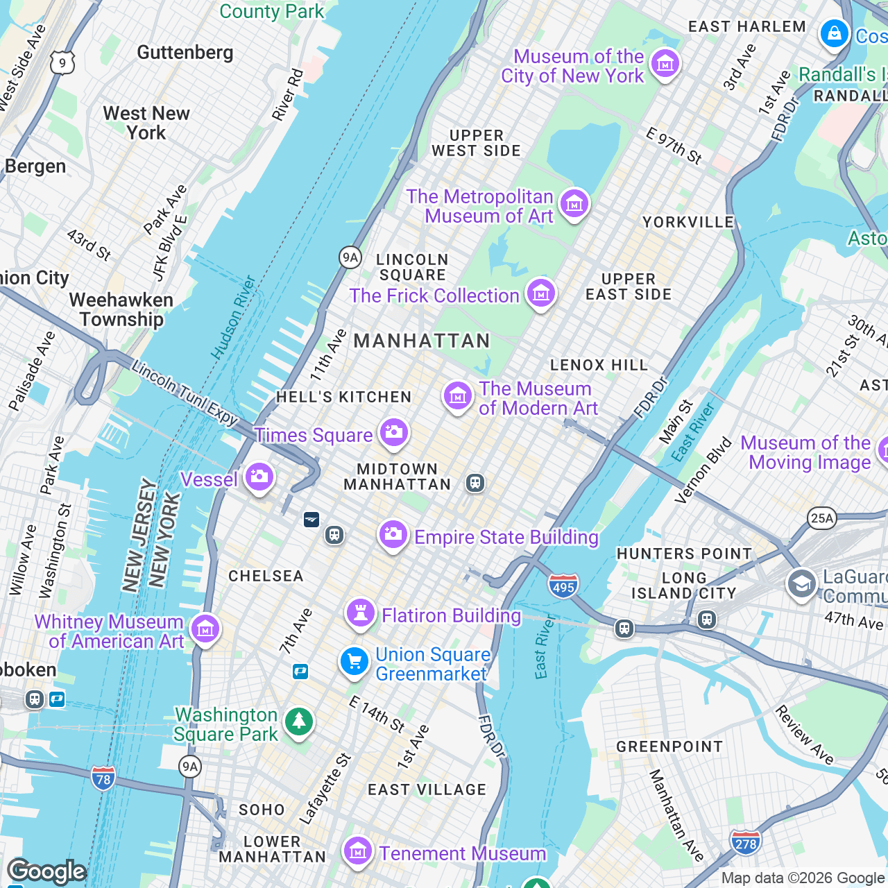 Map: 30 Rockefeller Plaza, New York, New York, 10111, US