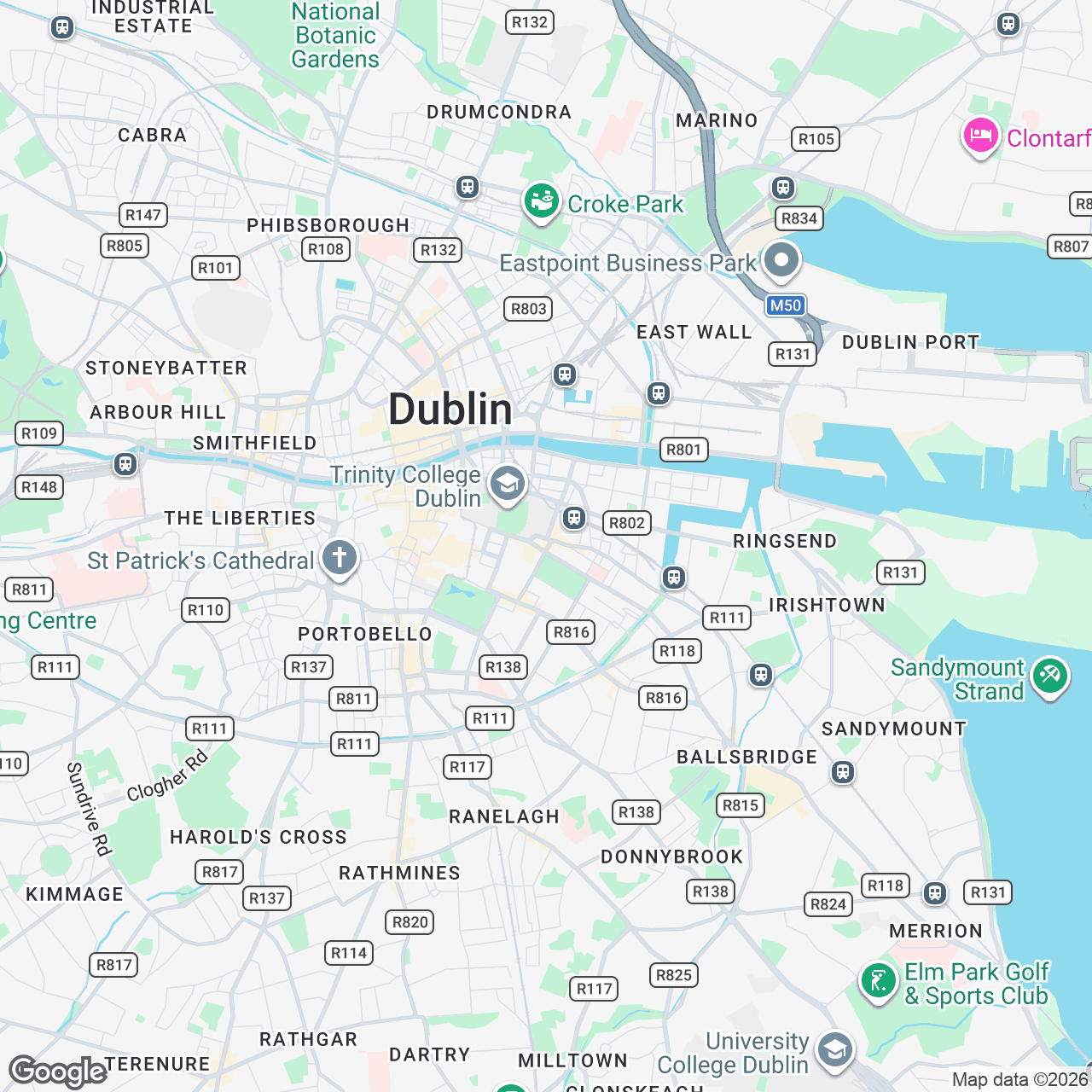 Map: 1-4 Merrion Street Lower, Dublin 2, D02 H525, IE