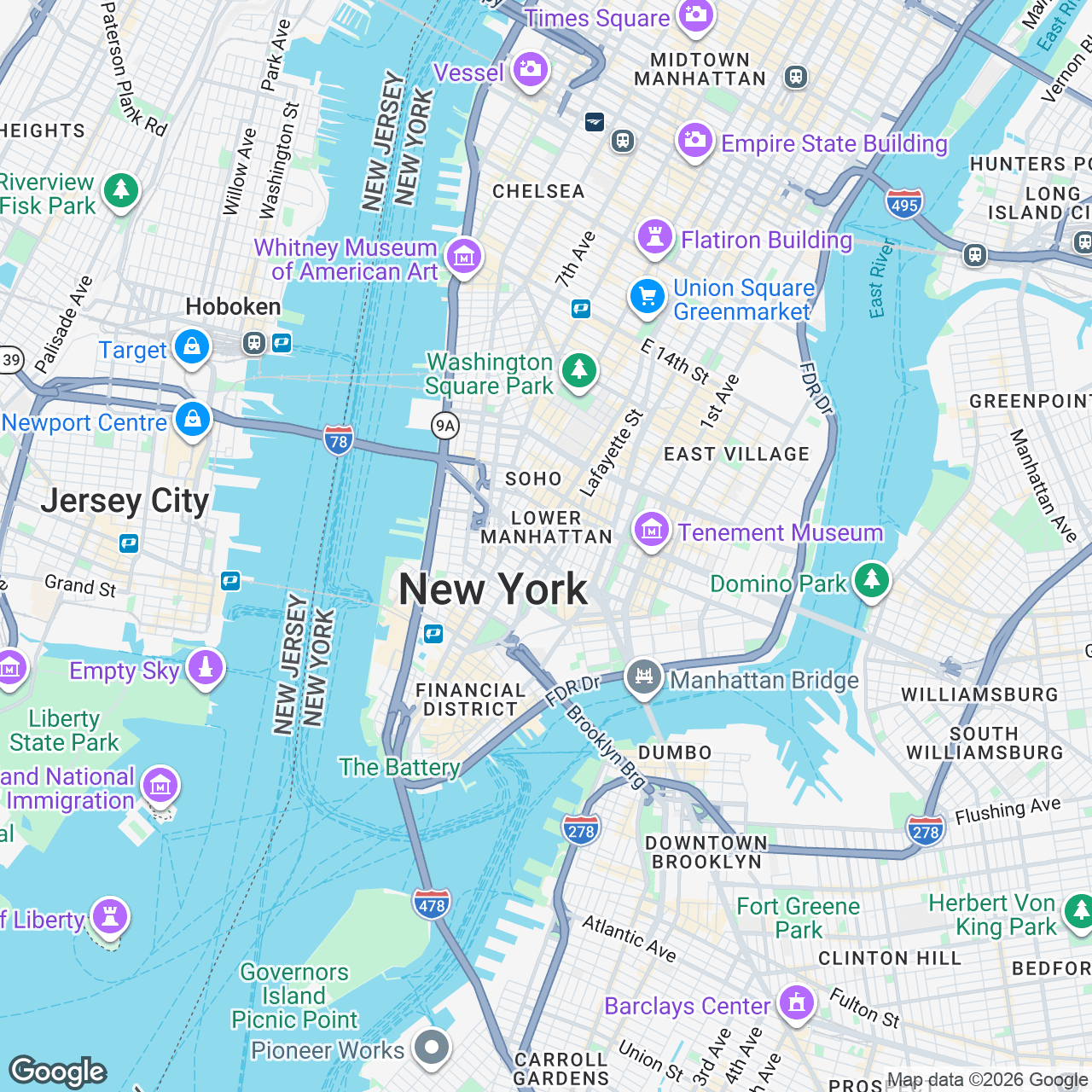 Map: 23 Howard St, New York, New York, 10013, US