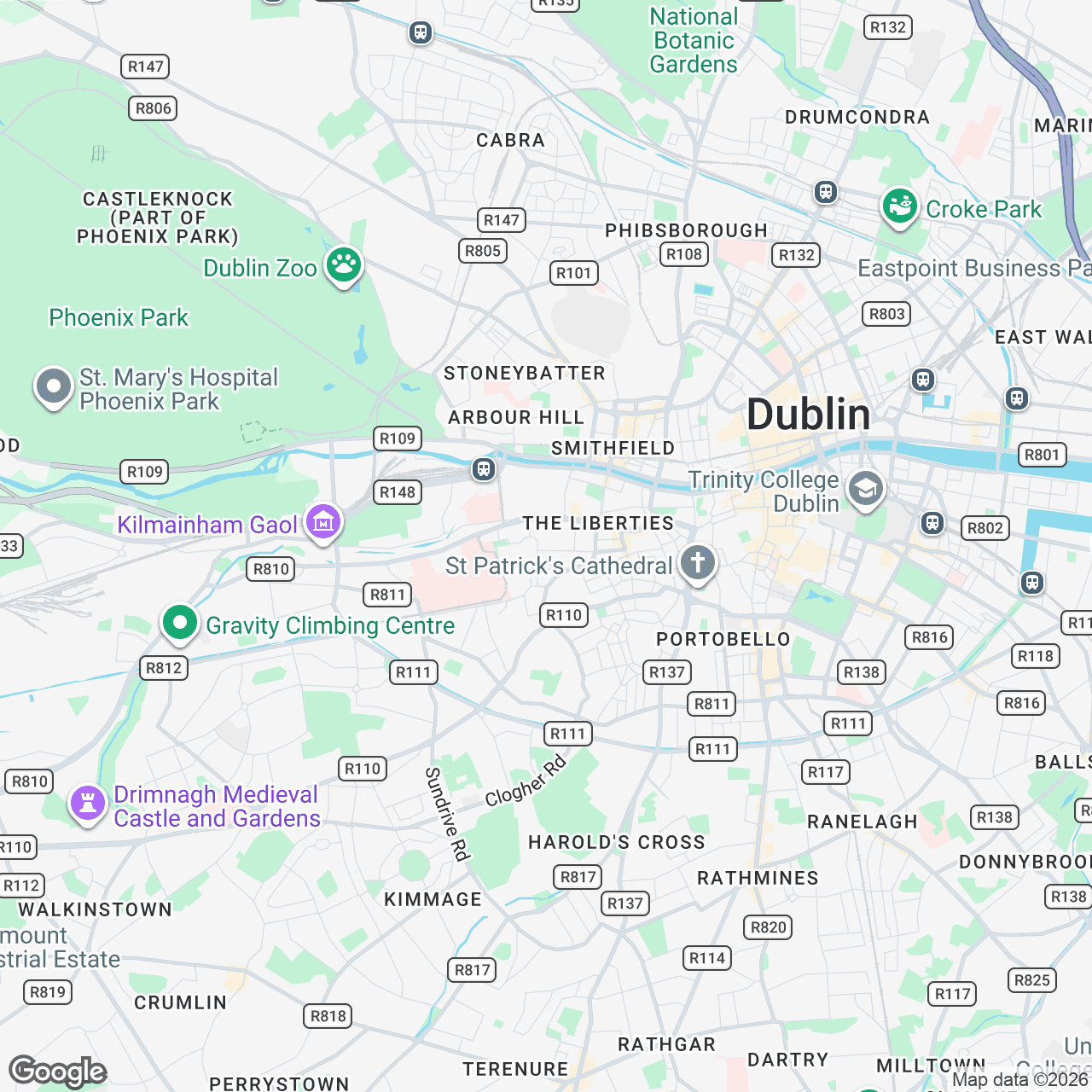 Map: St. James's Gate, Dublin 8, D08 VF8H, IE