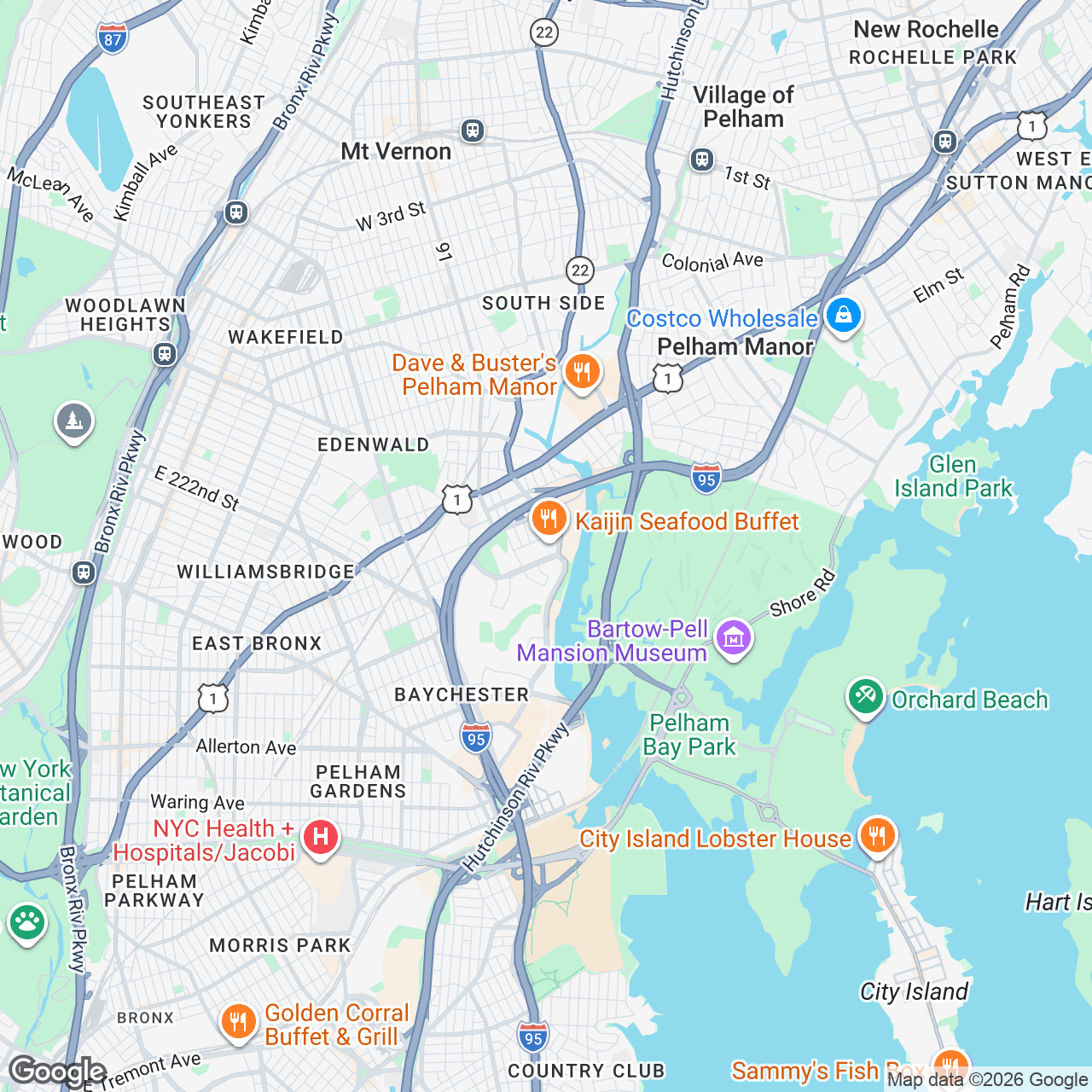 Map: 691 Co-op City Blvd, Bronx, New York, 10475, US