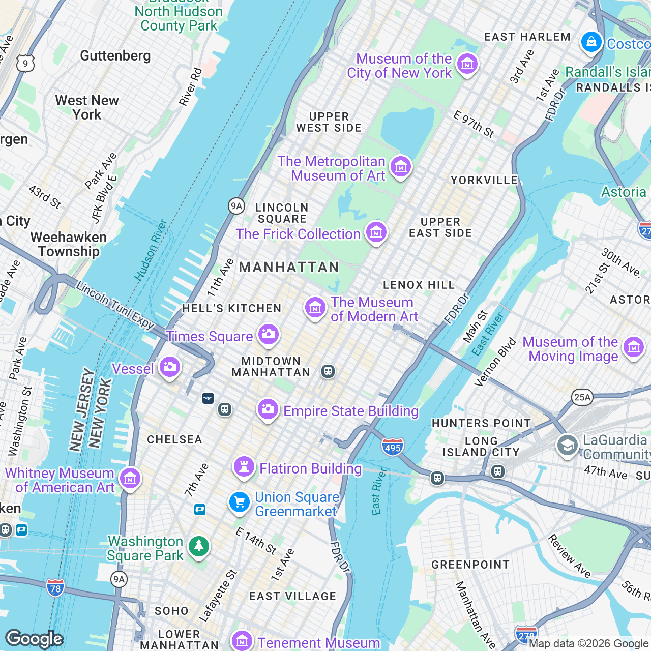 Map: 680 5th Ave, New York, New York, 10019, US