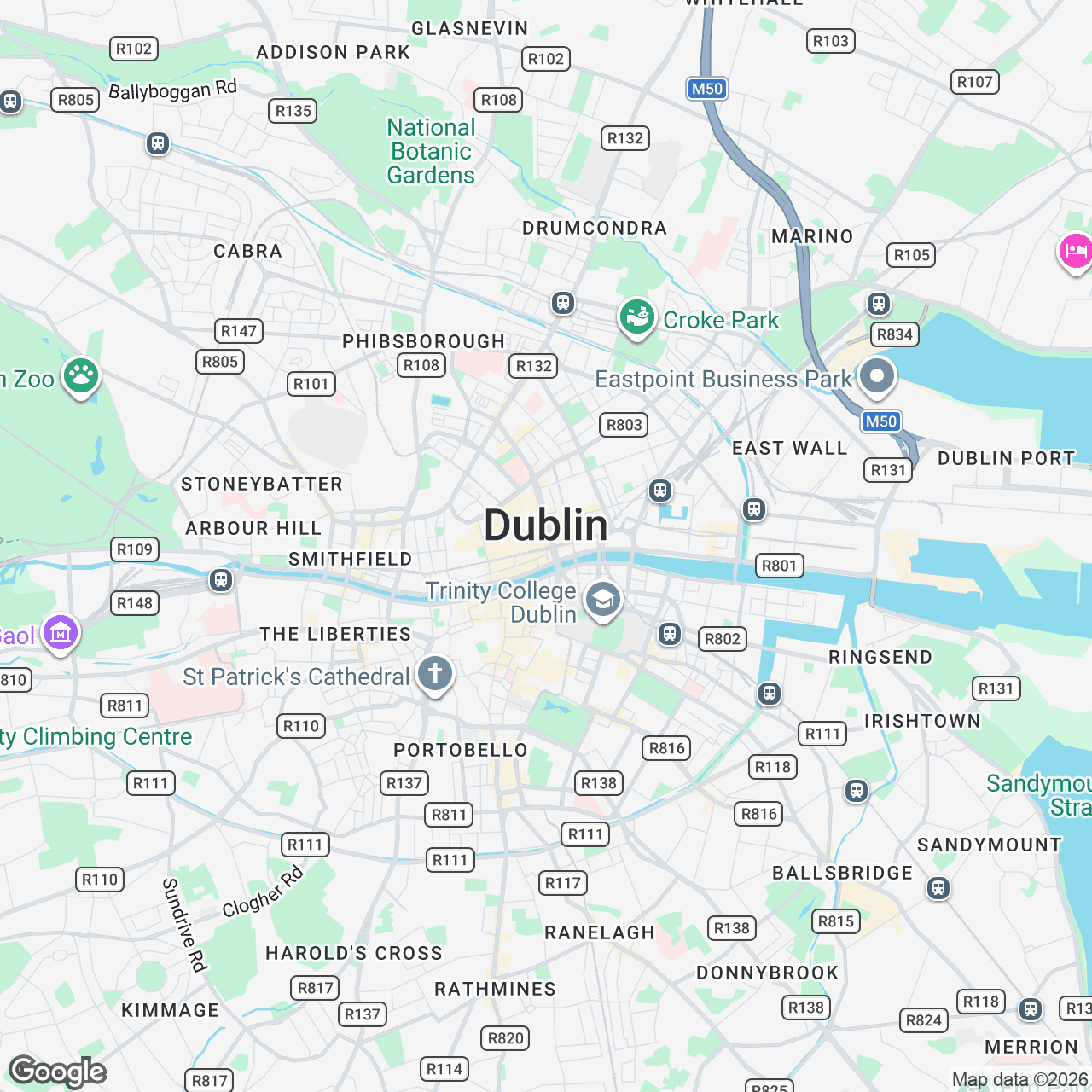 Map: 78 Middle Abbey St, Dublin 1, D01 RW24, IE