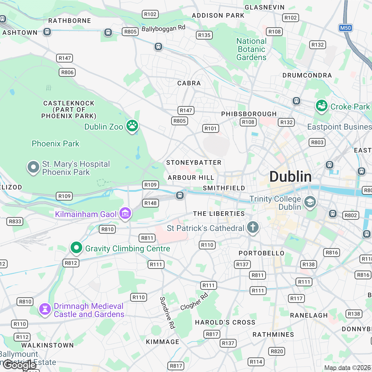 Map: 10 - 13 Parkgate St, Dublin 8, D08 P38N, IE