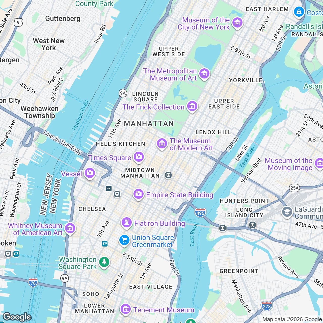 Map: Rockefeller Plaza, 620 5th Ave, New York, New York, 10020, US