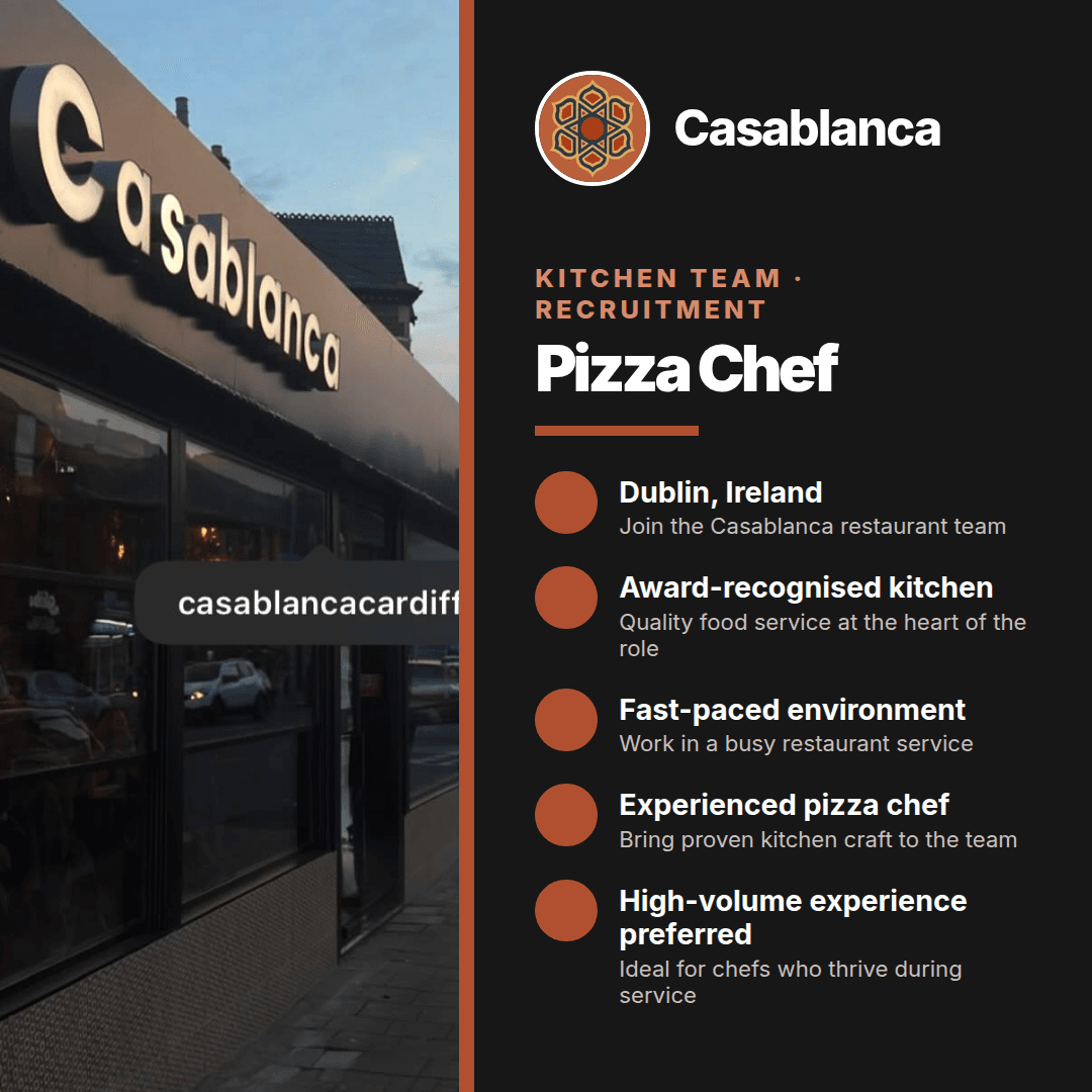 Three Dublin Kitchens Seek Pizza Chefs, slide 1