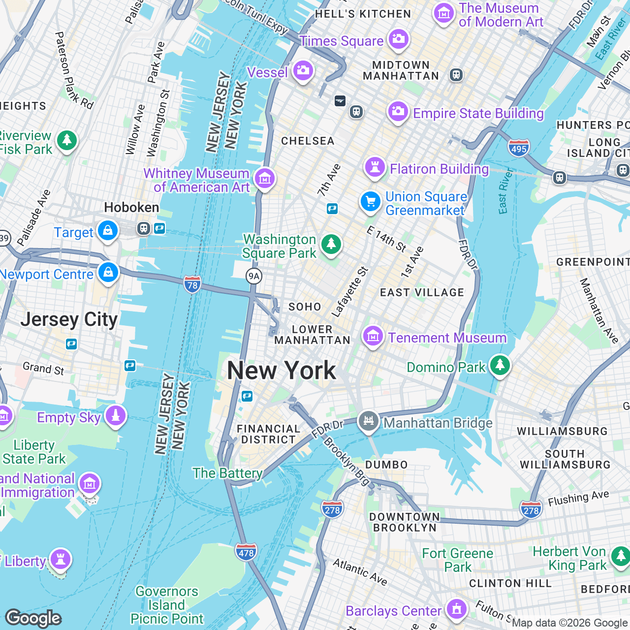 Map: 114 Spring St, New York, New York, 10012, US