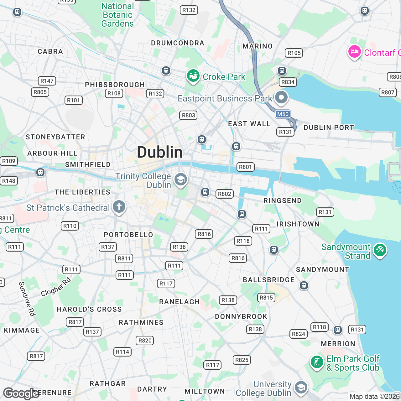 Map: 41-47 Fenian St, Dublin, D02 H678, IE