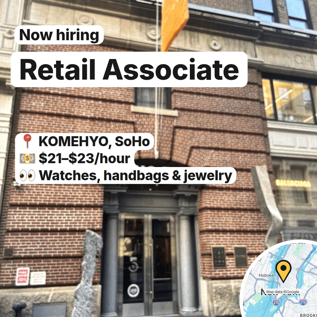 Three Retail Roles Open in New York City, slide 3
