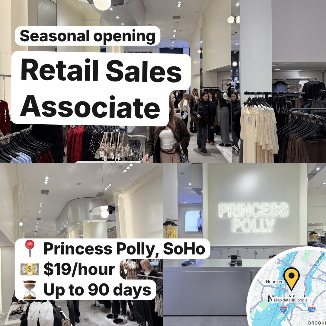 Four Seasonal Retail Jobs Open Across New York City, slide 5