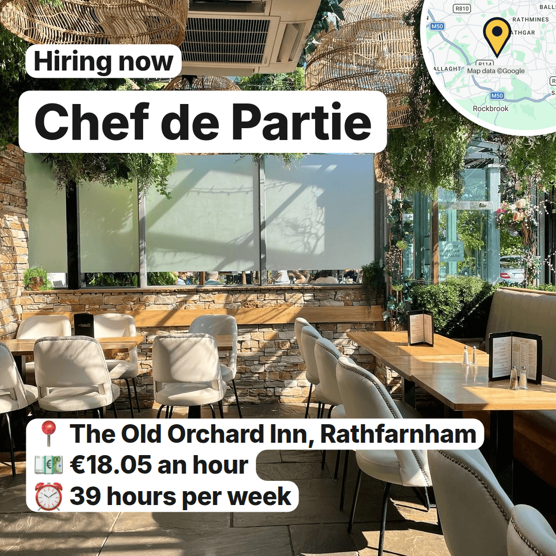 Seven Chef de Partie Roles Are Open Across Dublin, slide 5