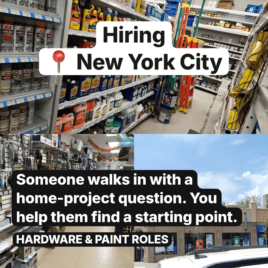 Three Hardware Store Roles Open Across Staten Island and Brooklyn, slide 1