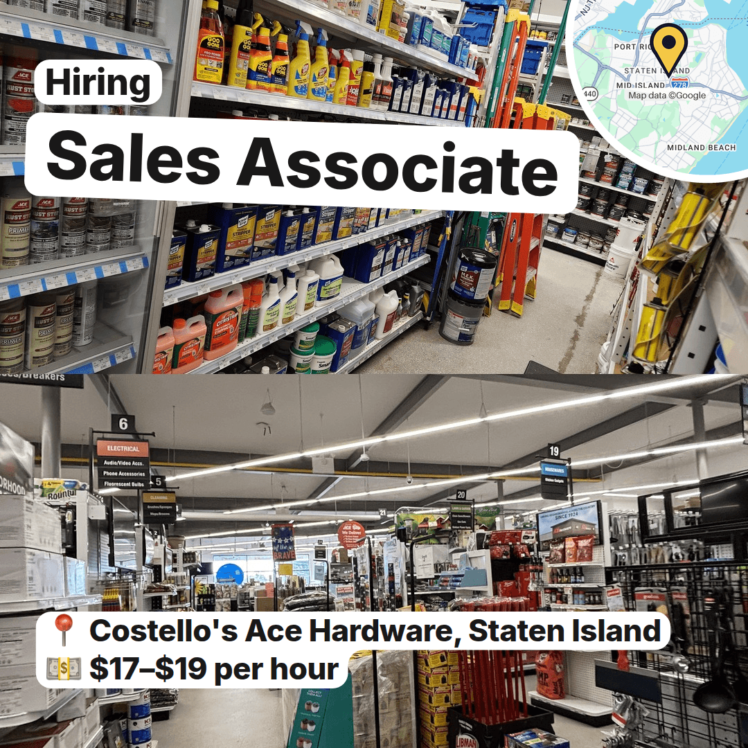 Three Hardware Store Roles Open Across Staten Island and Brooklyn, slide 2