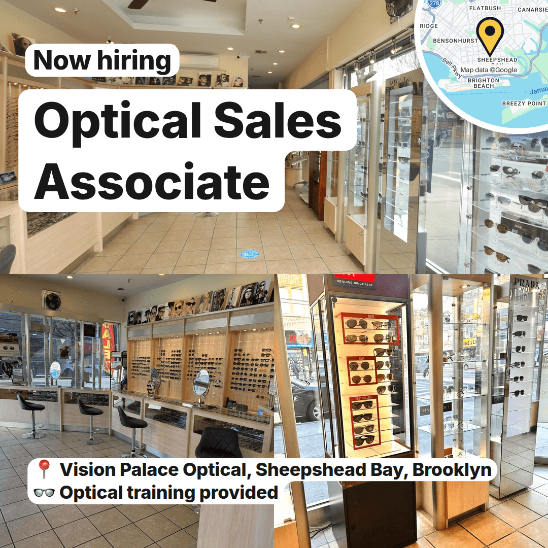 Three Eyewear Sales Jobs Open In Elmhurst, Brooklyn And The Bronx, slide 3