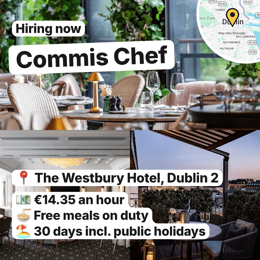 Three Hotel Kitchen Roles Are Open Across Dublin, slide 2