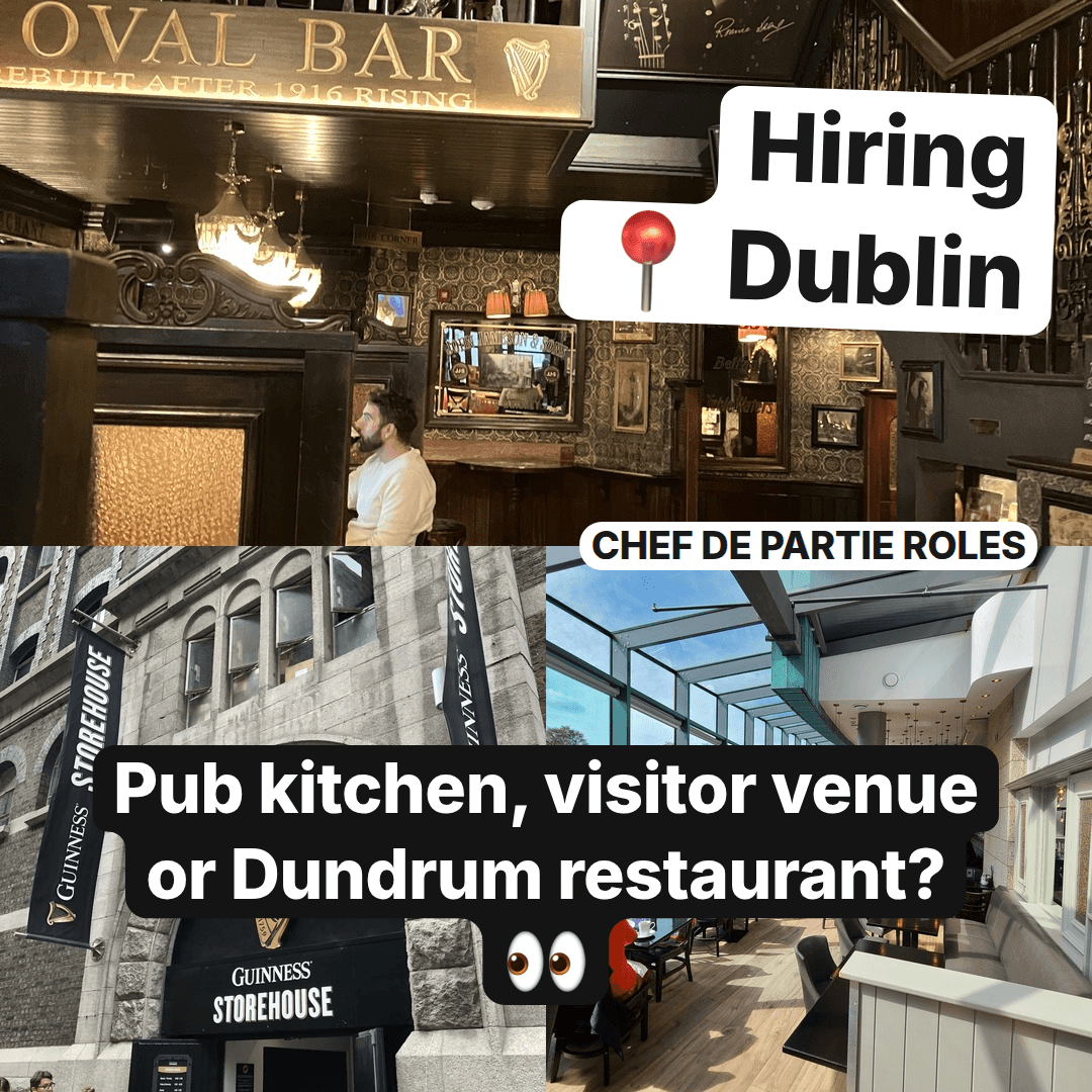 Three Chef de Partie Openings Across Dublin, slide 1