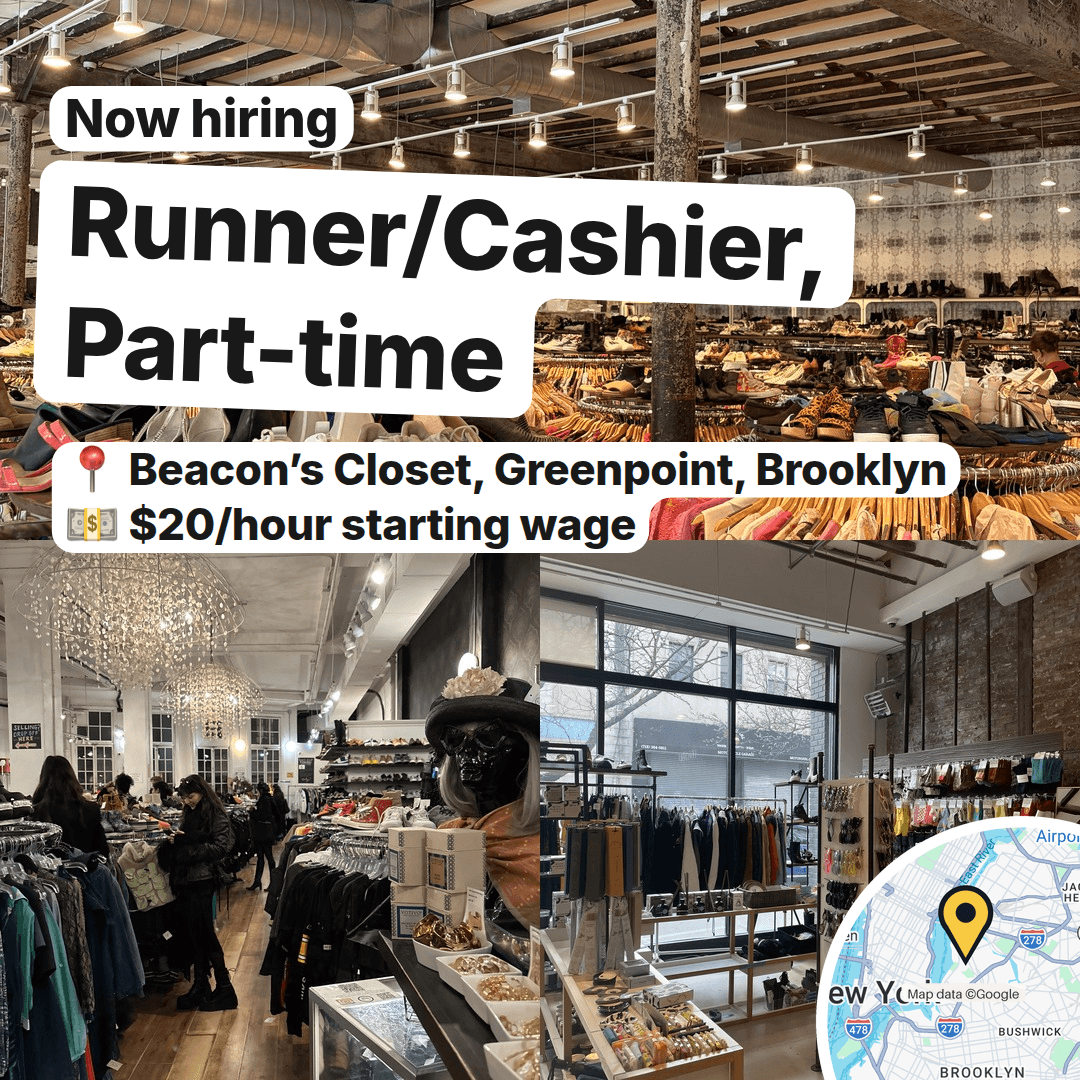 Three Retail Jobs Open in Greenpoint and Chelsea, slide 4