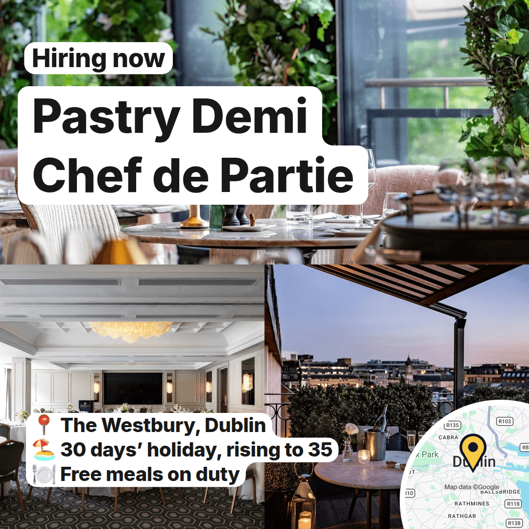 Three Hotel Kitchen Roles Are Open Across Dublin, slide 3