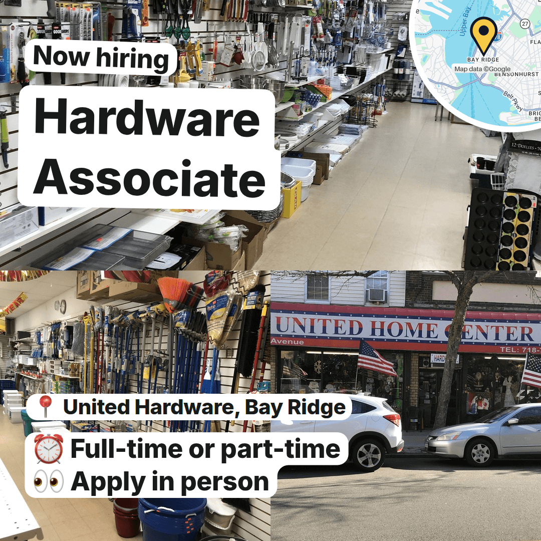 Three Hardware Store Roles Open Across Staten Island and Brooklyn, slide 3