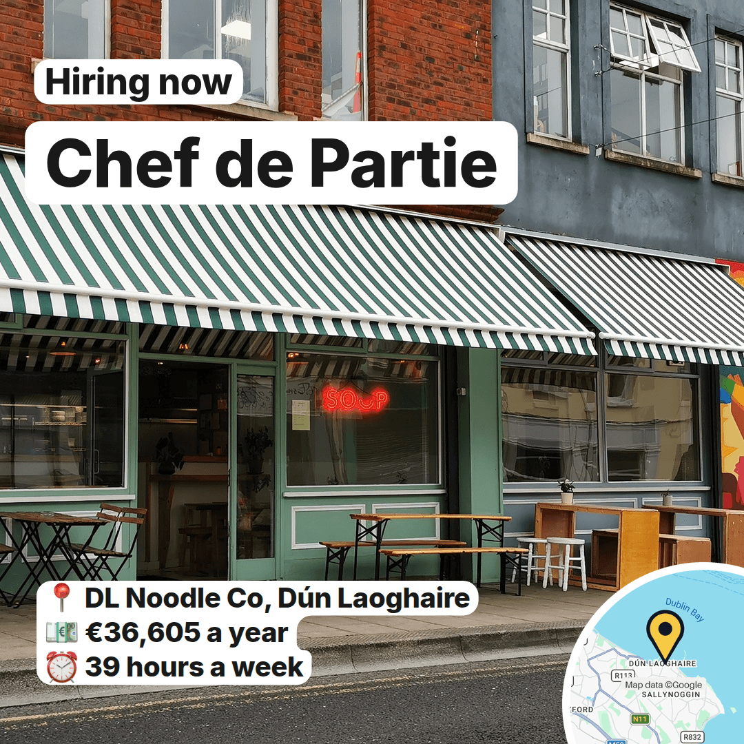 Seven Chef de Partie Roles Are Open Across Dublin, slide 2