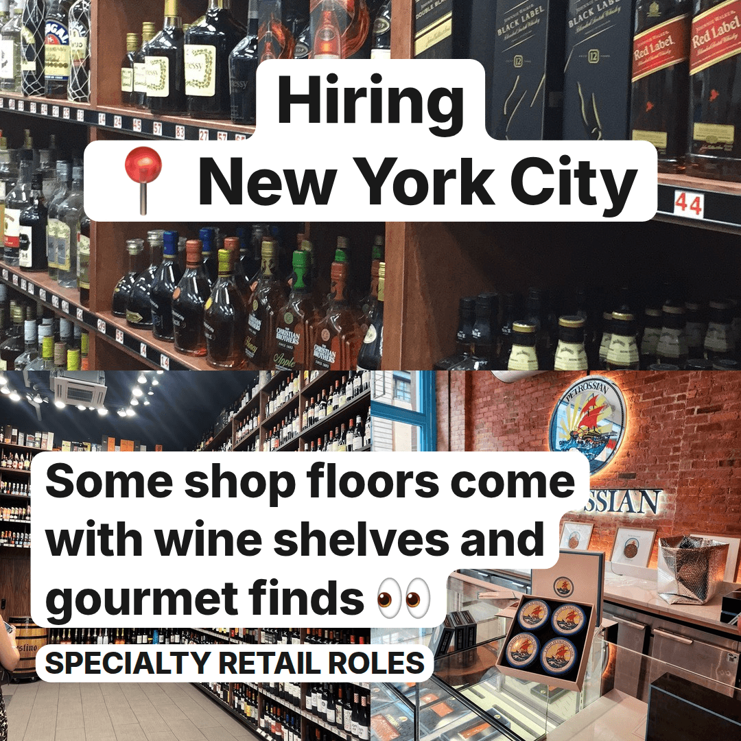 Three Retail Shops Are Hiring Across New York City, slide 1