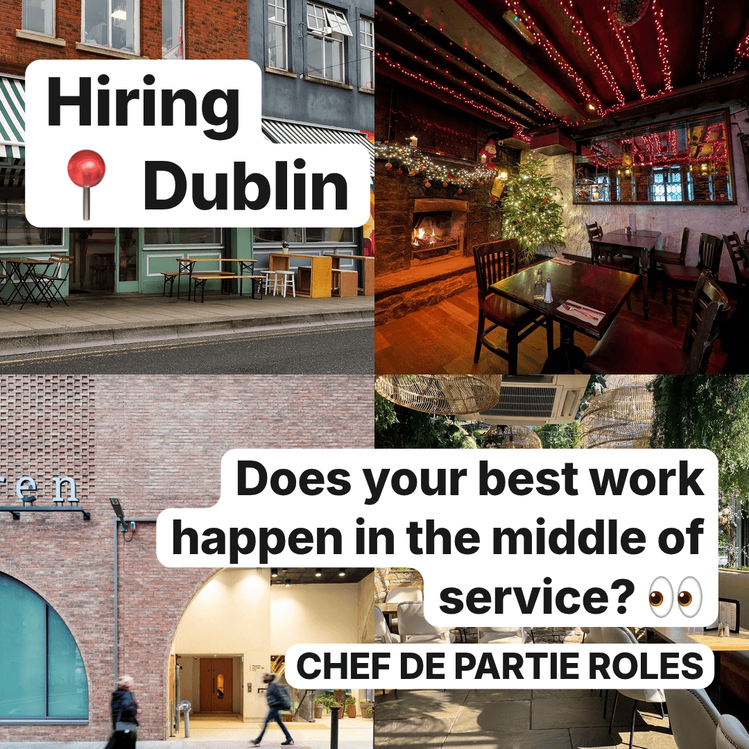 Seven Chef de Partie Roles Are Open Across Dublin, slide 1
