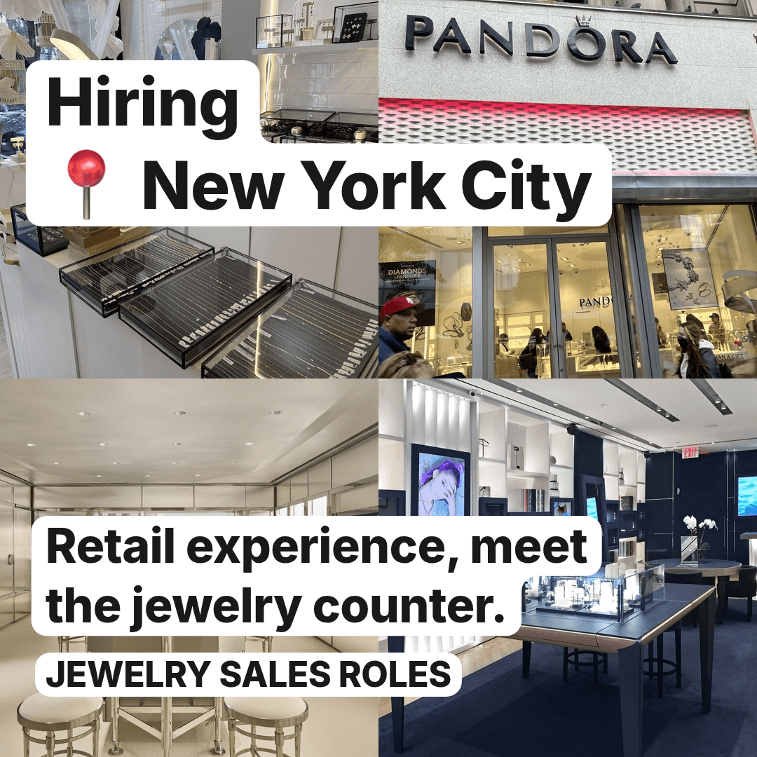 Four Jewelry Retail Roles Are Hiring Across New York City, slide 1