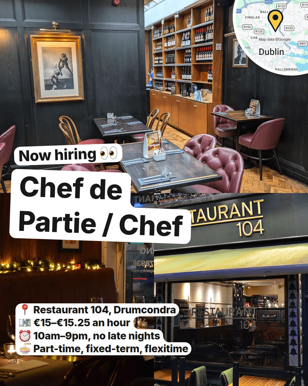 Three Daytime Kitchen Roles Open in Dublin, slide 4