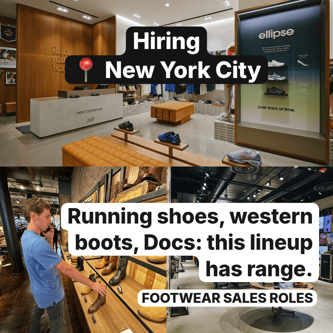 Three Footwear Sales Roles Are Open Across New York City, slide 1