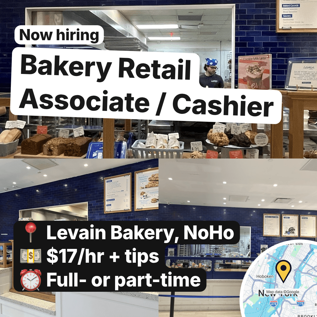 Four Counter And Retail Jobs Open Across NYC, slide 3