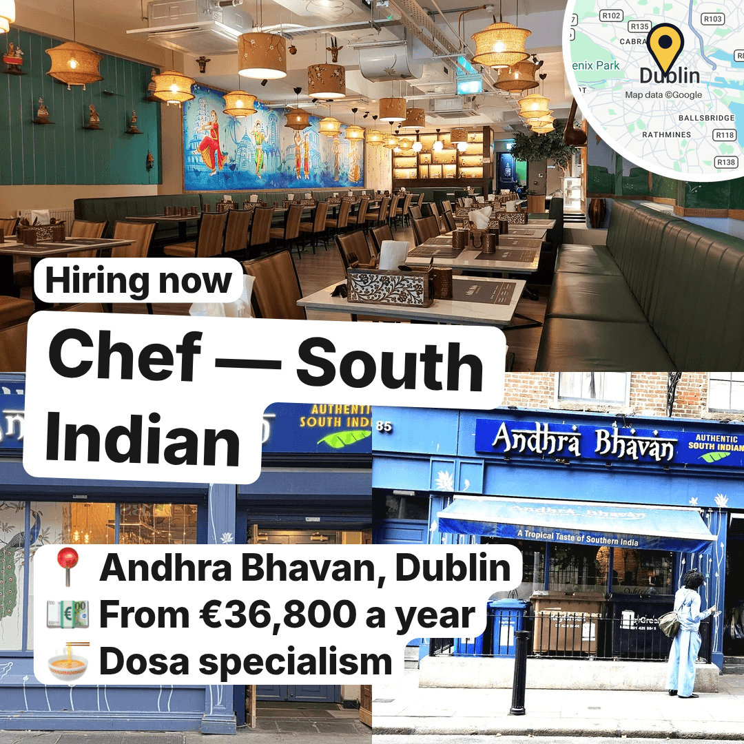 Three Dublin Kitchens Are Hiring Junior Sous and South Indian Chefs, slide 4