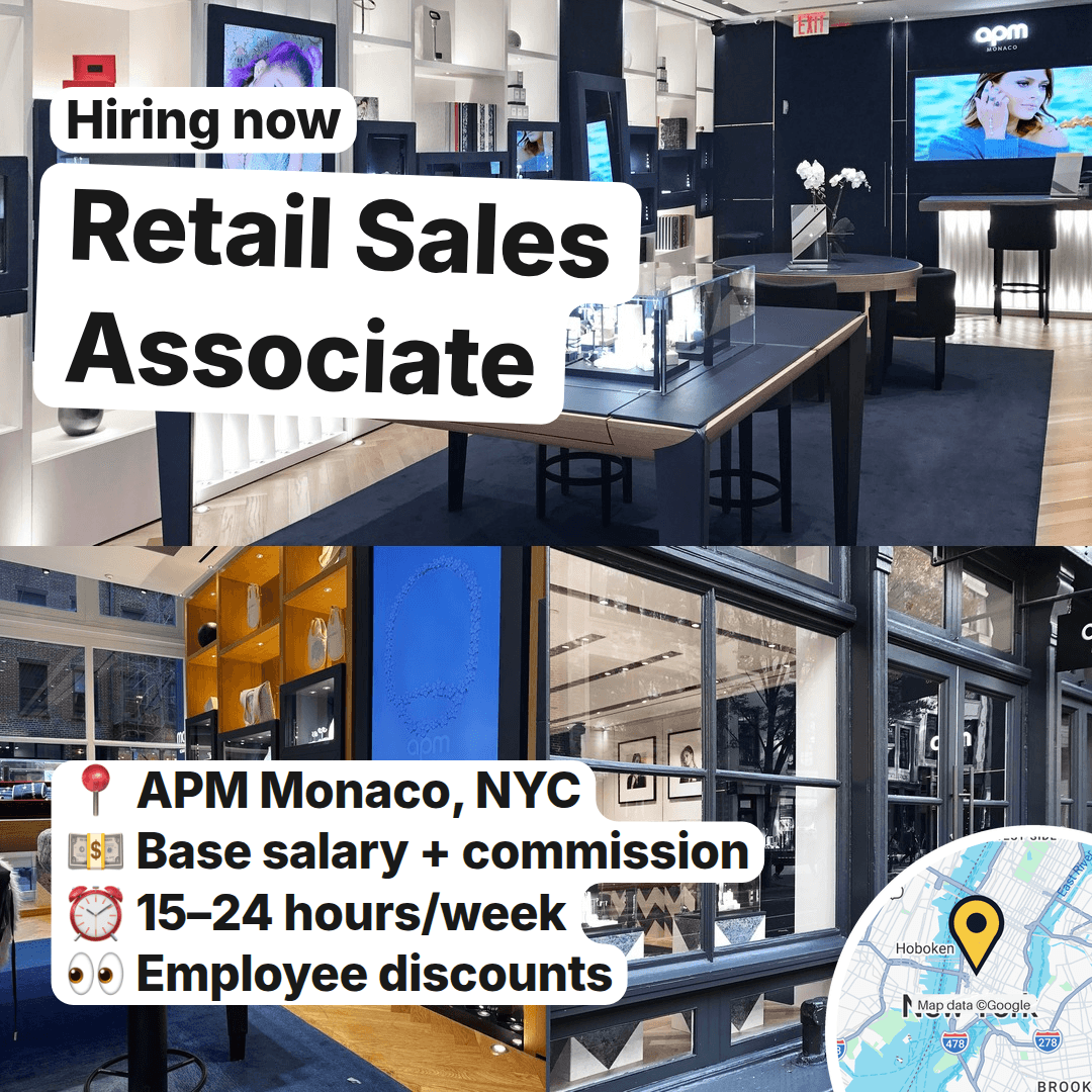 Four Jewelry Retail Roles Are Hiring Across New York City, slide 5