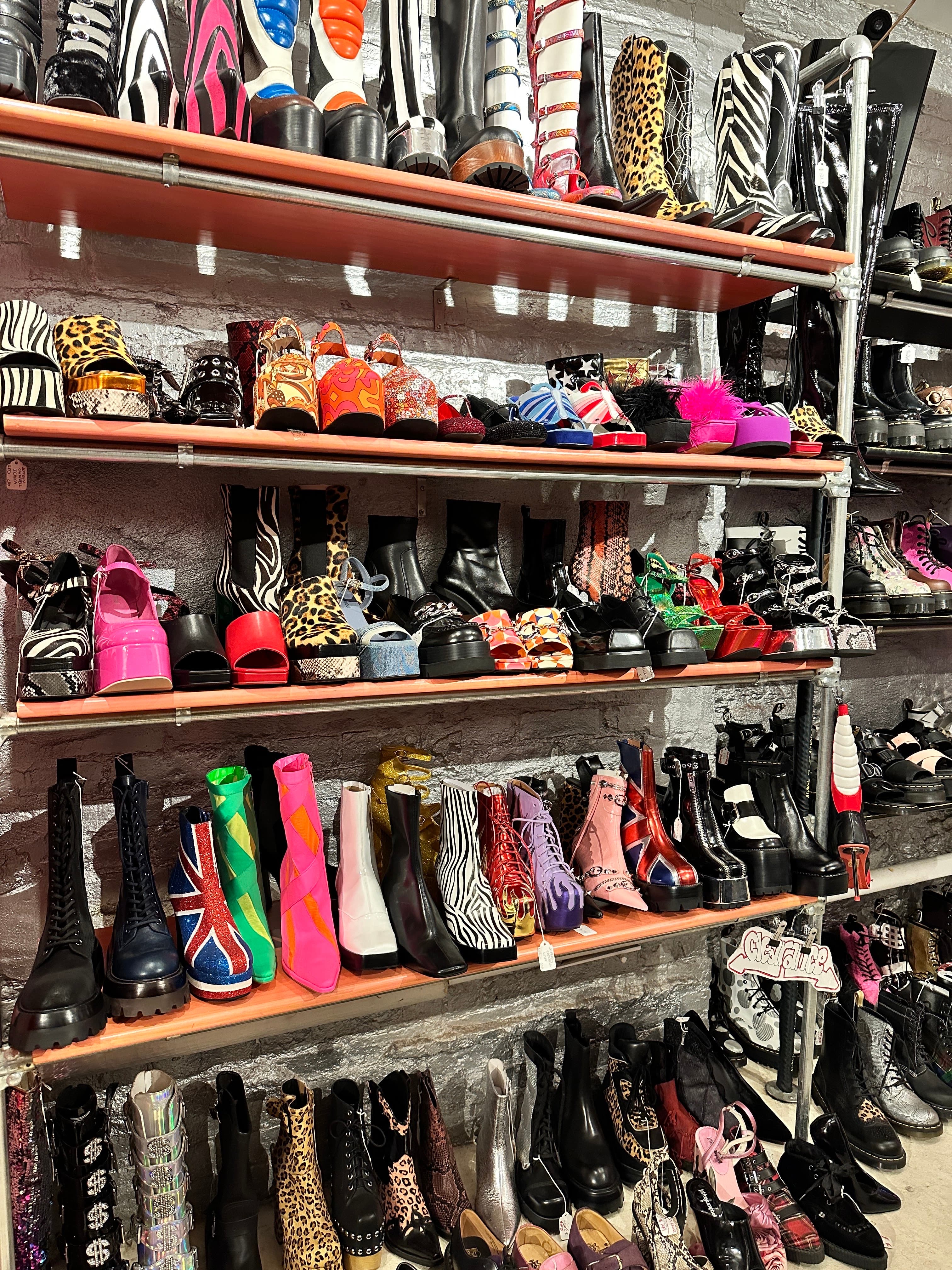 PUNK FOOTWEAR WALL