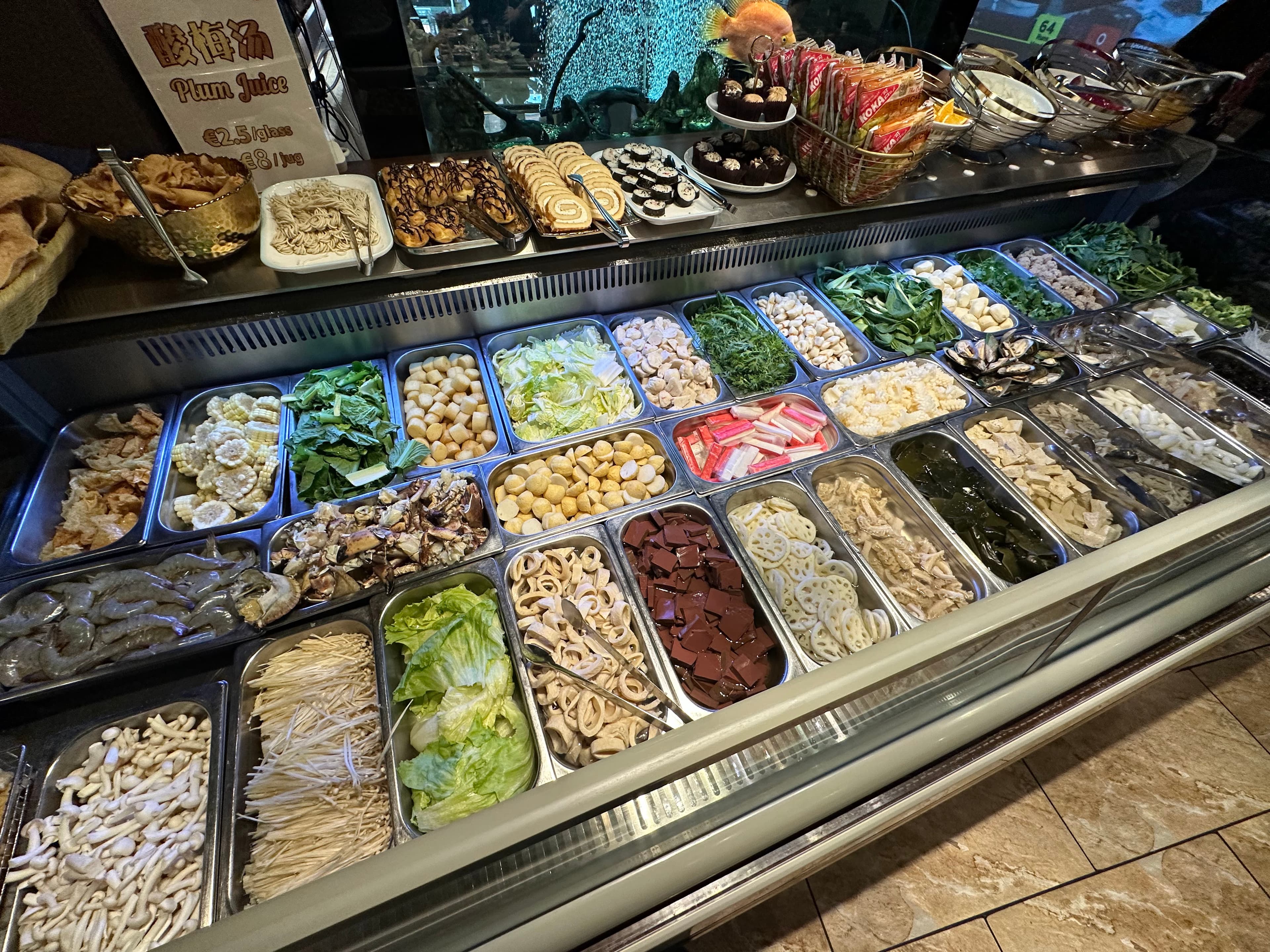 ASIAN FOOD DISPLAY