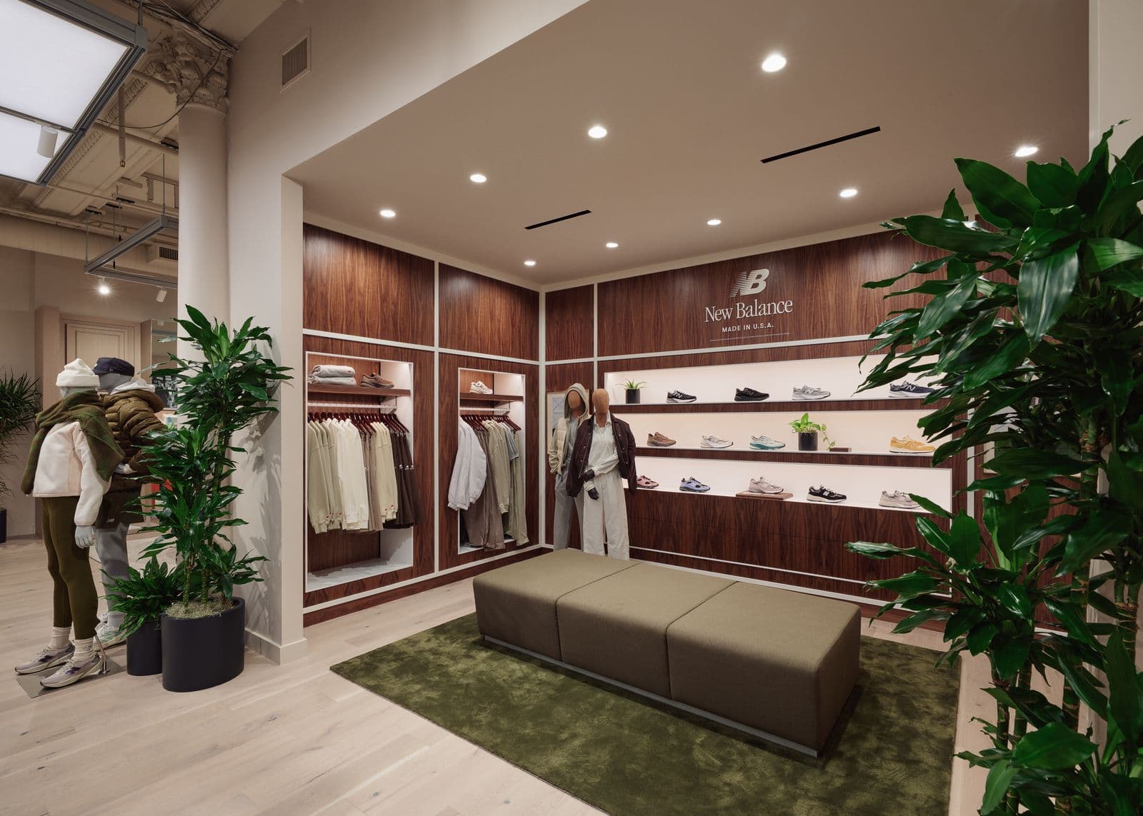 BRANDED SHOE WALL